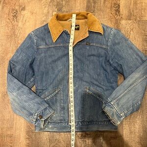 wrangler denim Sherpa jacket shacket